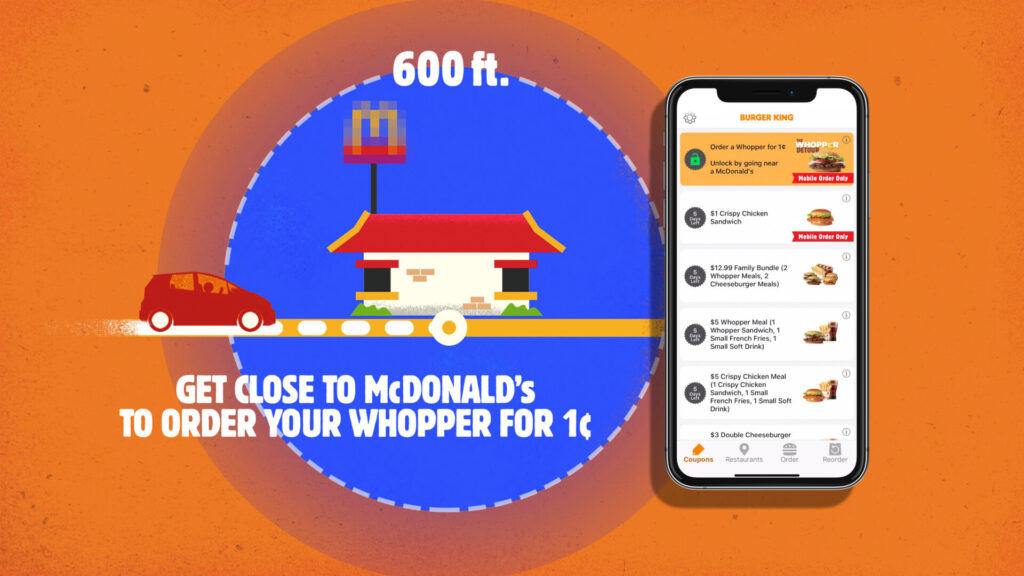 Burger King &lsquo;Whopper Detour
