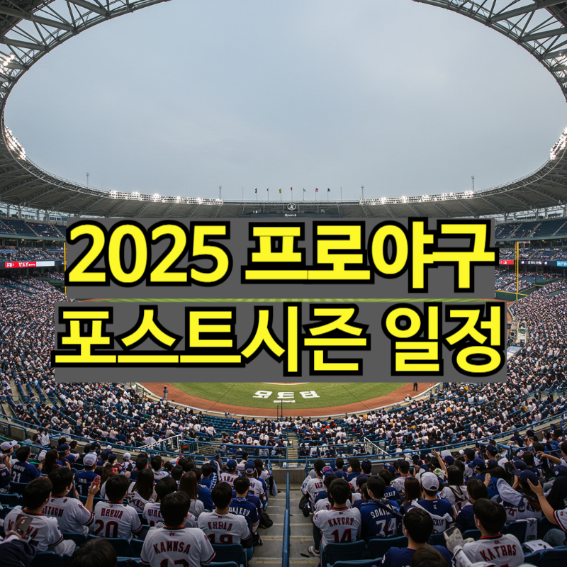 2025 프로야구 포스트시즌 일정, 우천으로 하루 연기된 준플레이오프