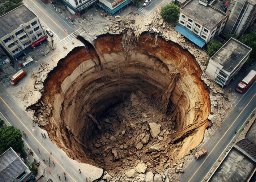 싱크홀 관련 사진