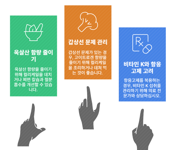 컬리케일을 안전하게 섭취하는 방법