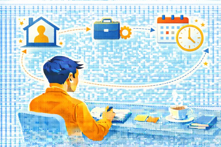 셀프 브랜딩과 시간 관리 전략 관련 이미지