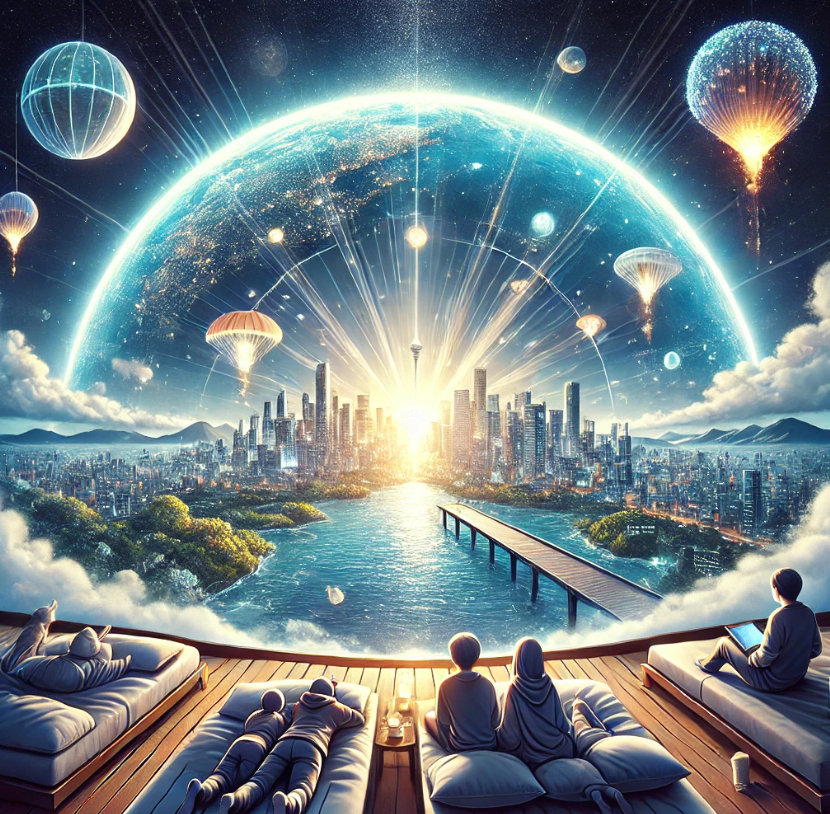 찬란한 미래에 대한 이미지