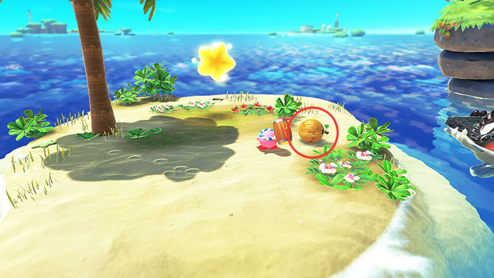 별의 커비 디스커버리 널찍널찍비치 공략