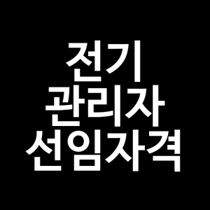 전기 관리자 선임자격