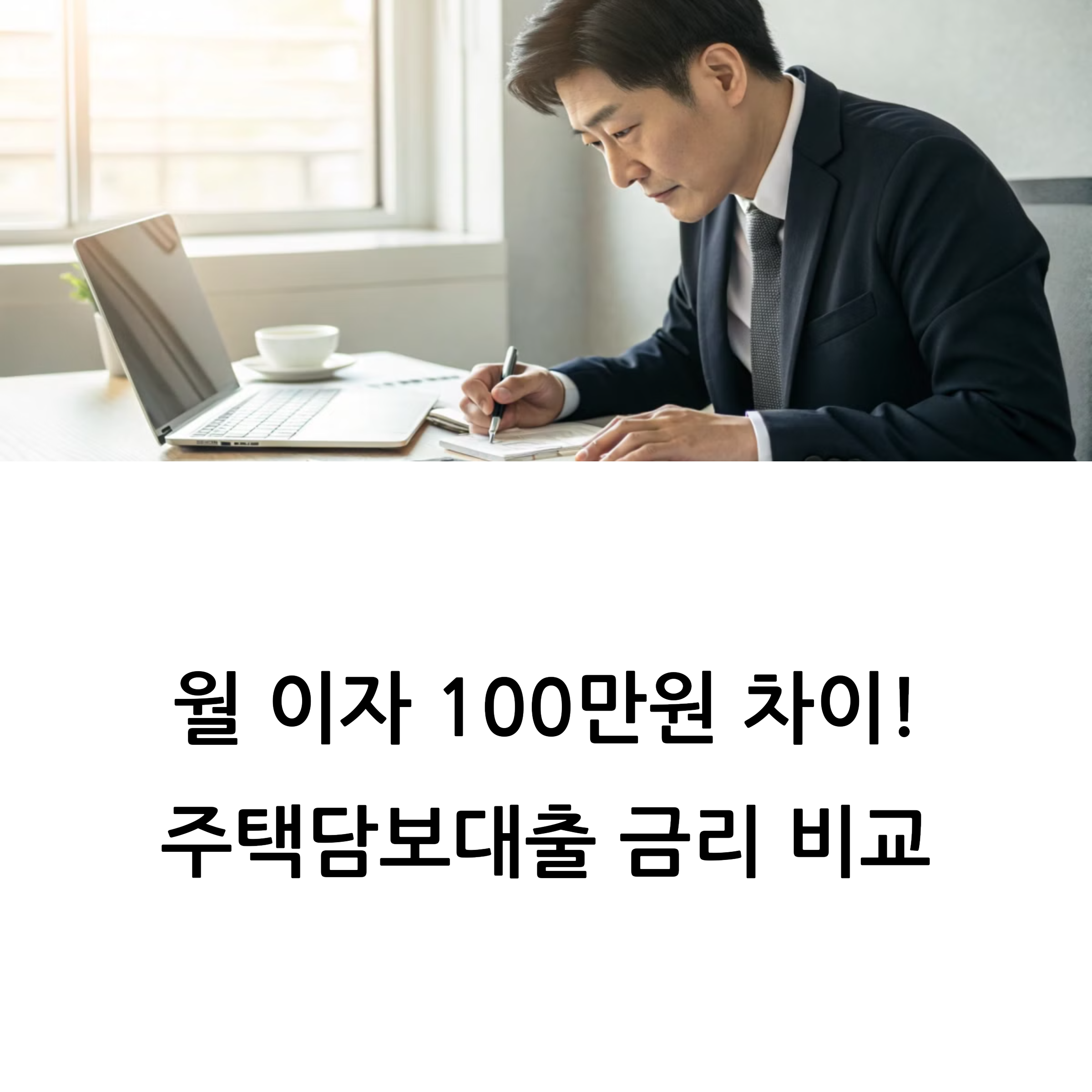 2025년 주택담보대출 금리 비교