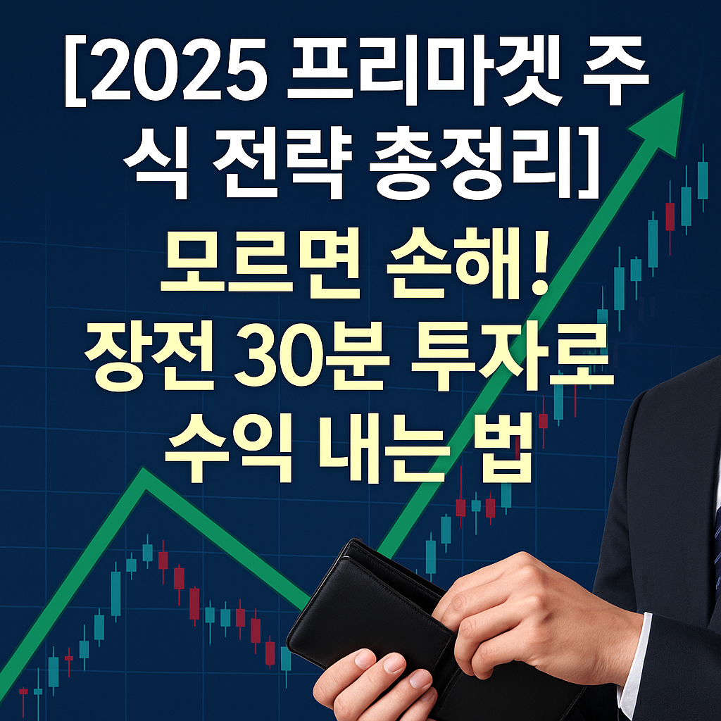 [2025 프리마켓 주식 전략 총정리] 모르면 손해! 장전 30분 투자로 수익 내는 법 💼