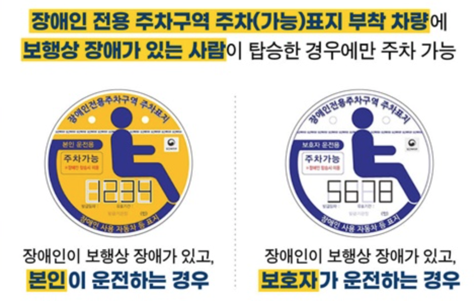 장애인 주차위반 신고