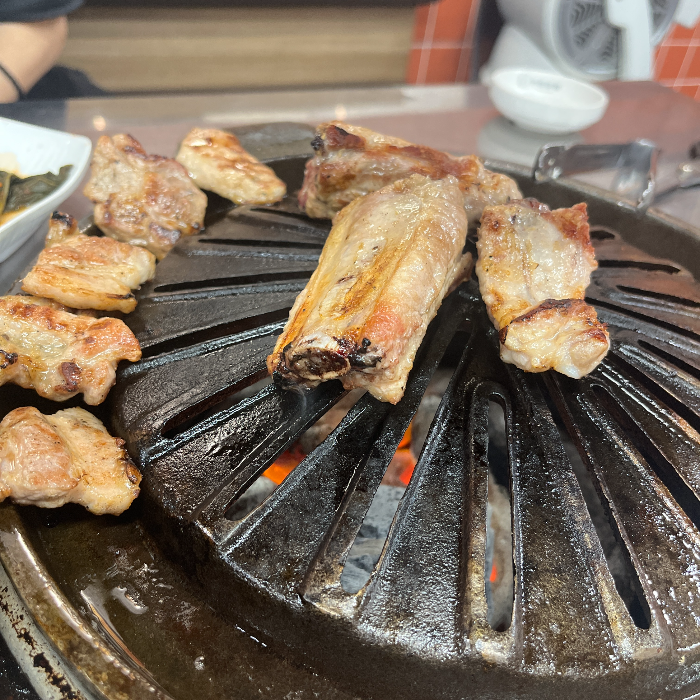 생갈비 구이