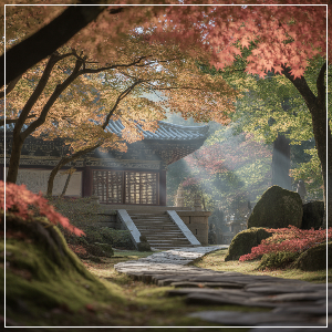 2025년 단풍 절정 시기 - 강원·경상권 단풍 명소(도심 산책형) 가상 이미지