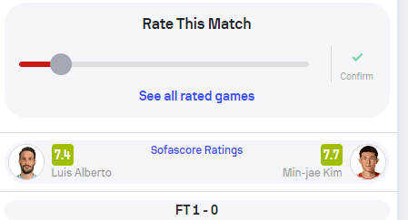 김민재 평점 7.7