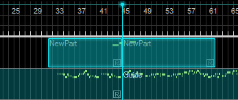보컬로이드 파트 분할 병합 방법