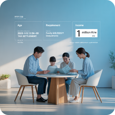 2025 연말정산 부양가족 기본공제 요건 이미지
