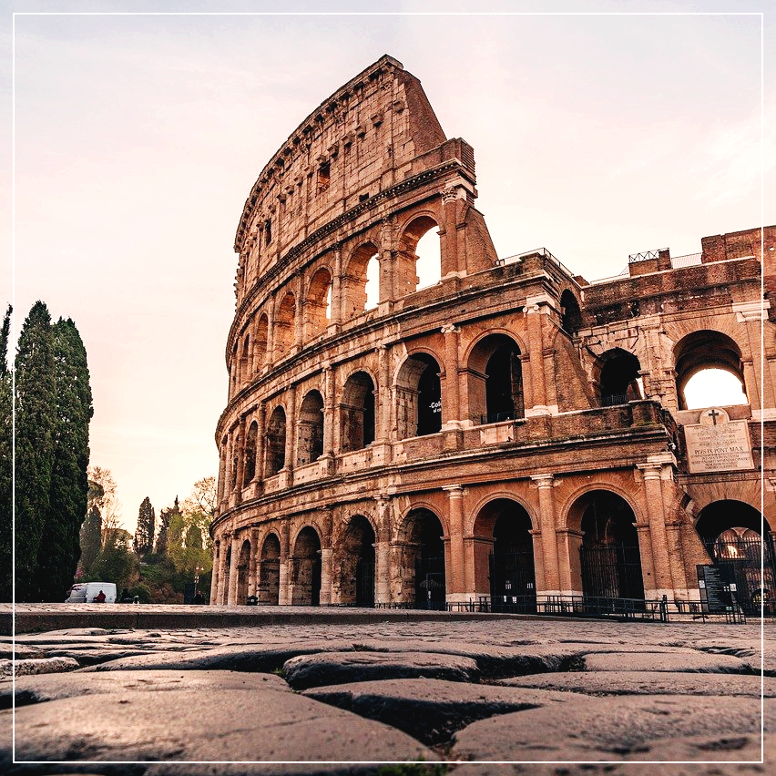 콜로세움의 웅장한 모습