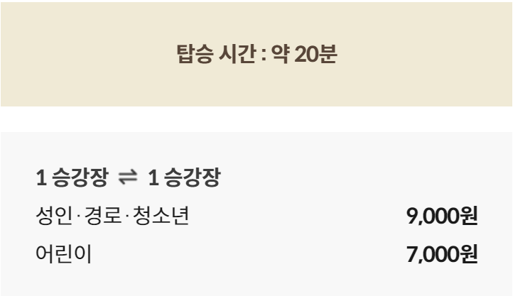 3구간 요금