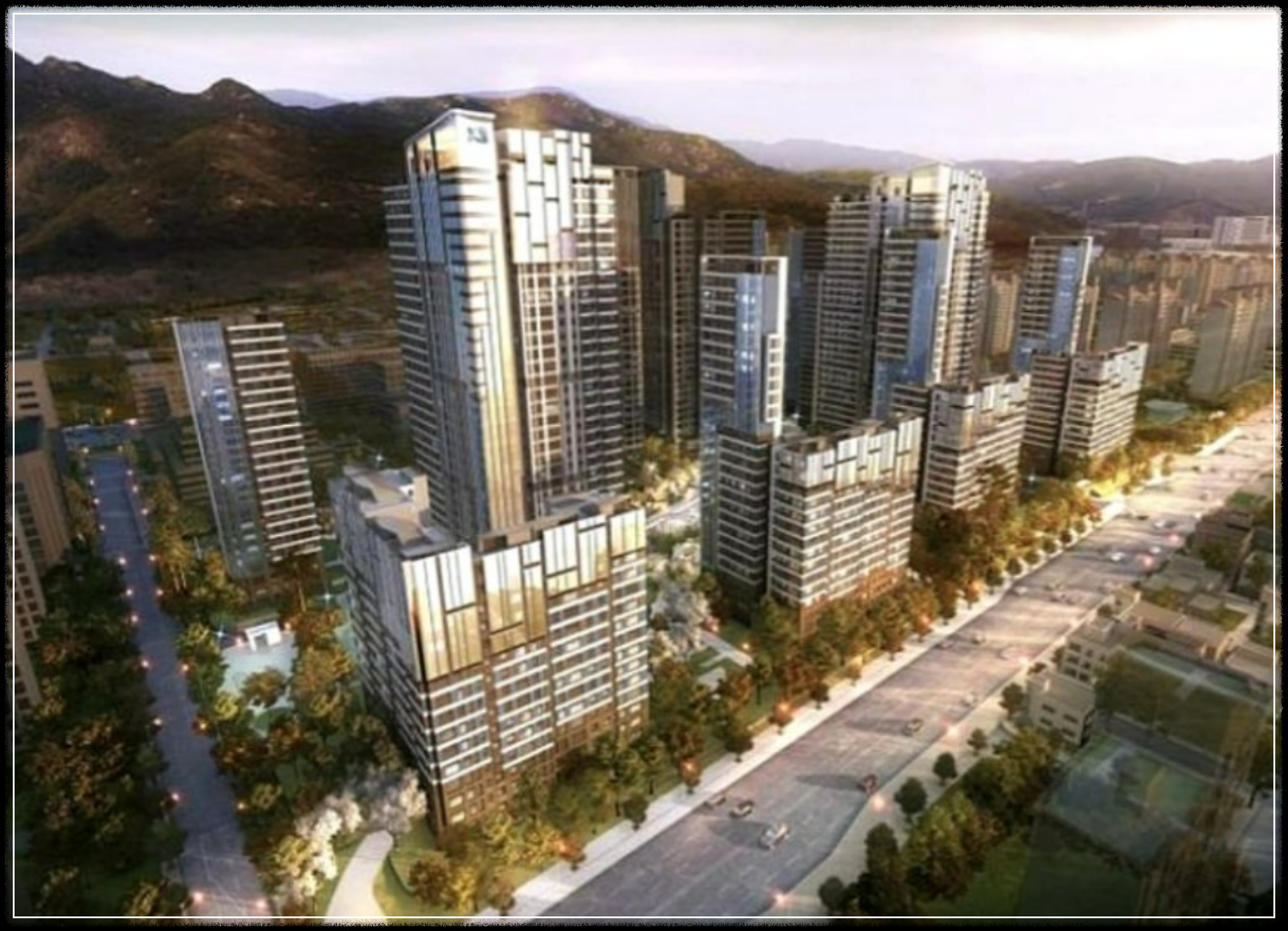 개과천선의 분양정보-경기도 과천시 과천주공4단지 재건축 과천센트럴자이 분양정보-조감도