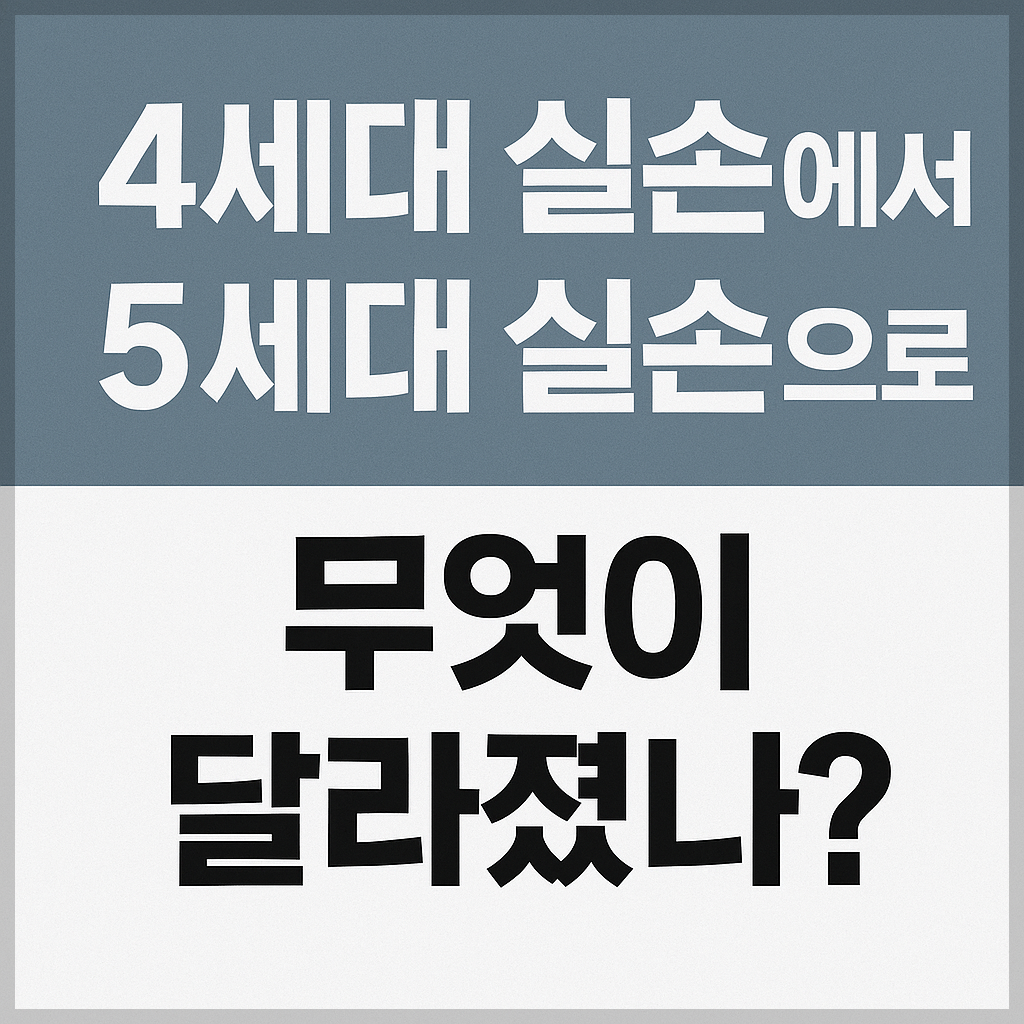 4세대 실손에서 5세대 실손으로, 무엇이 달라졌나?