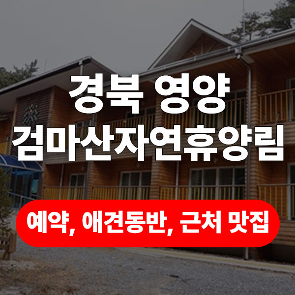 검마산자연휴양림 예약, 애견동반, 근처 맛집 총정리 (경북 영양 여행)