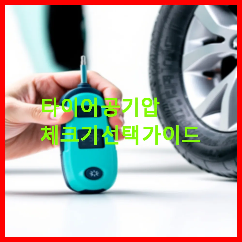 타이어 공기압 체크기 선택 가이드