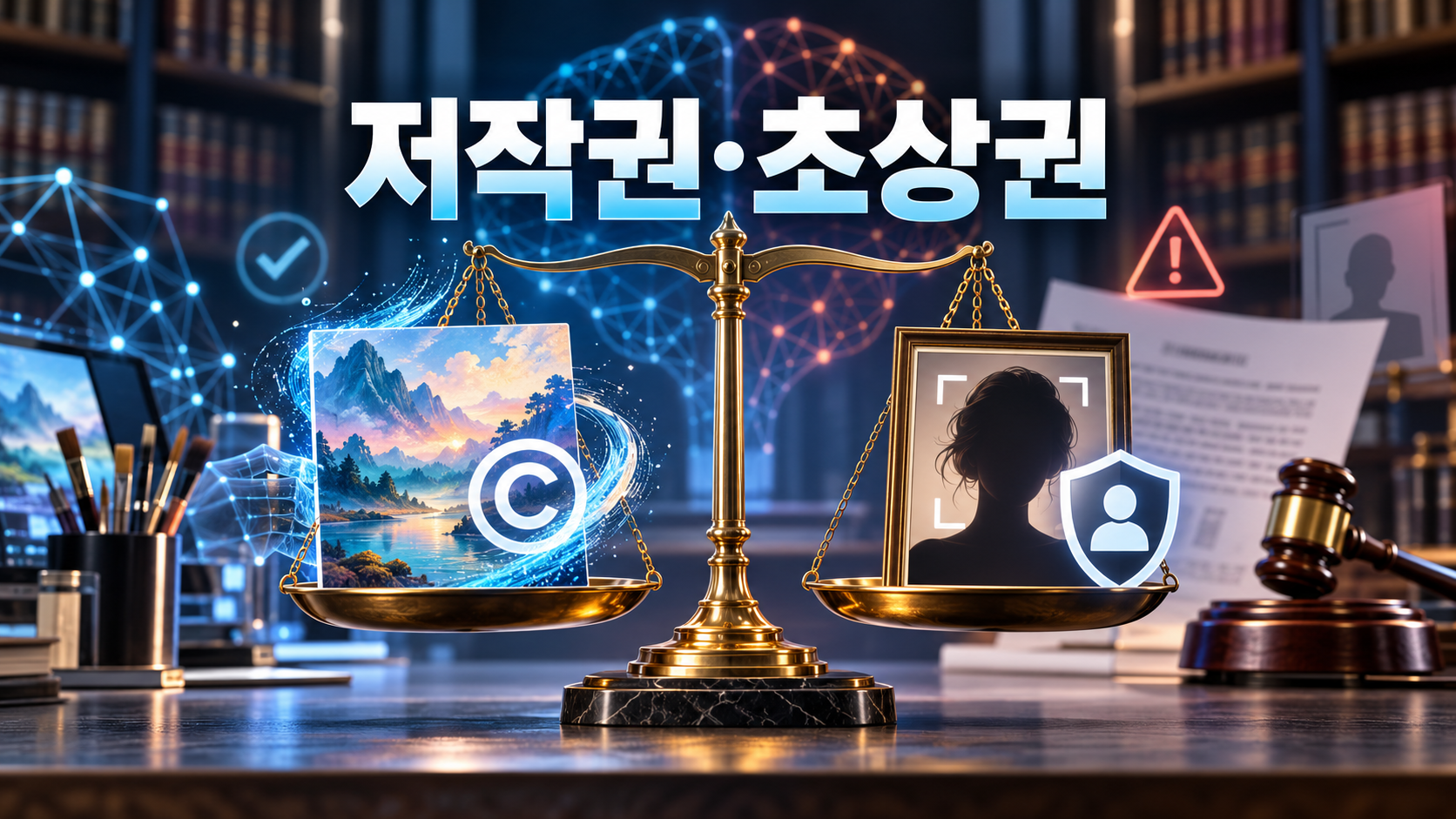 AI로 만든 이미지에도 저작권과 초상권 문제가 생길까? (법적 기준 총정리)