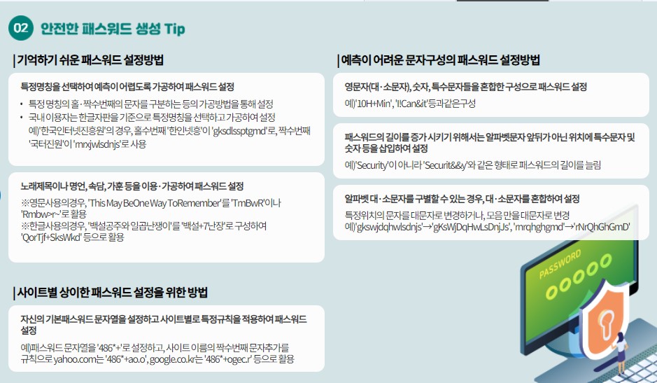 털린 내 정보 찾기 서비스_안전한 패스워드관리