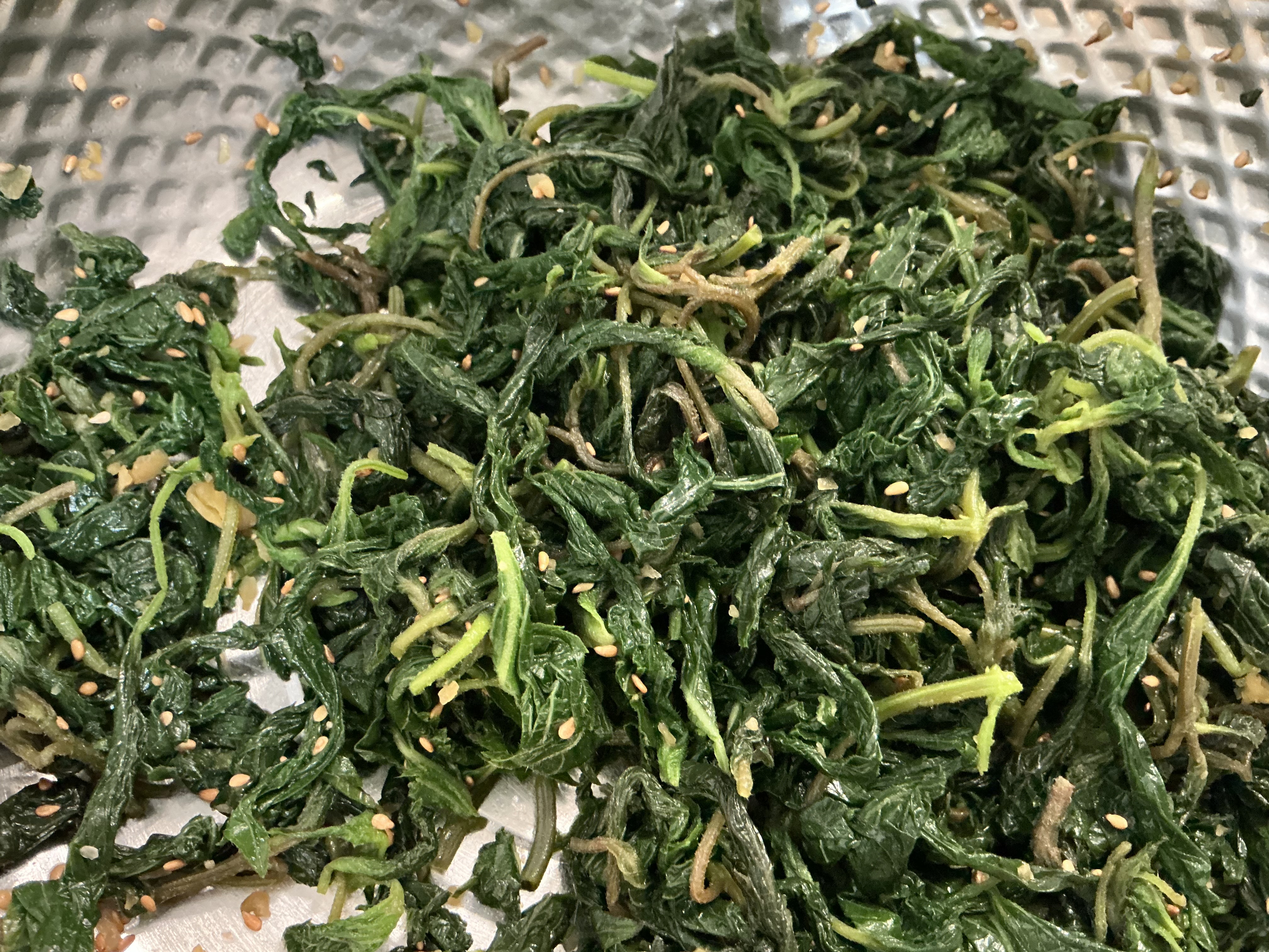 어린깻잎 나물