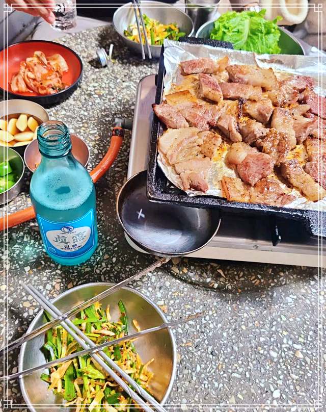 대전 대흥동 맛집 연탄불 돼지 석쇠구이