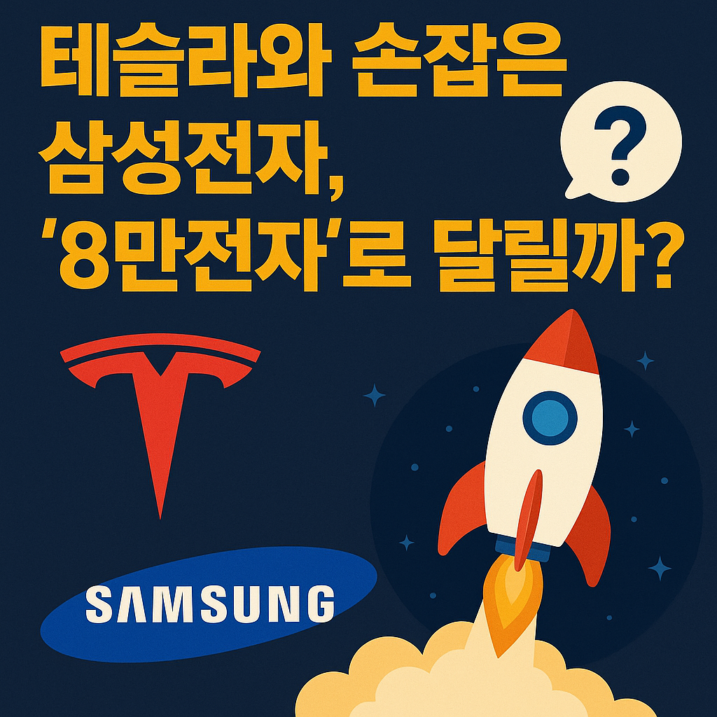 테슬라와 손잡은 삼성전자 '8만전자'로 달릴까?