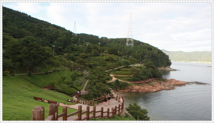 이순신 공원 산책로 전경