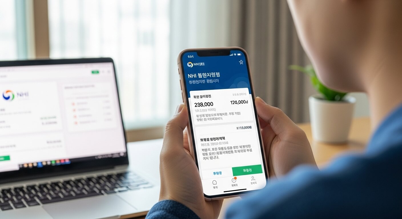 국민건강보험 환급금 조회