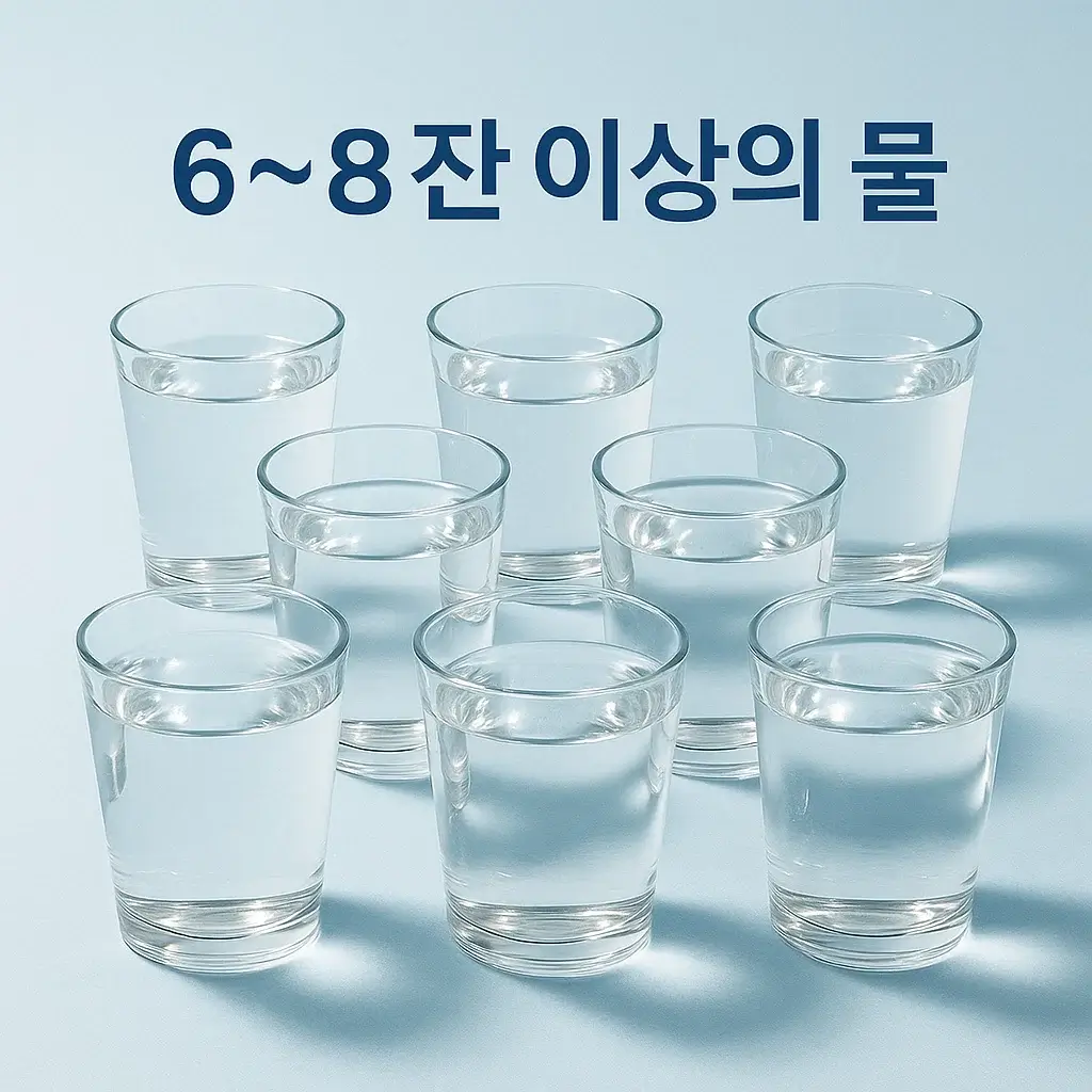 건강한 치아와 구강 모델