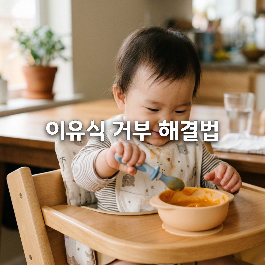 아기가 이유식을 안 먹어요! 월령별 대처법 A to Z