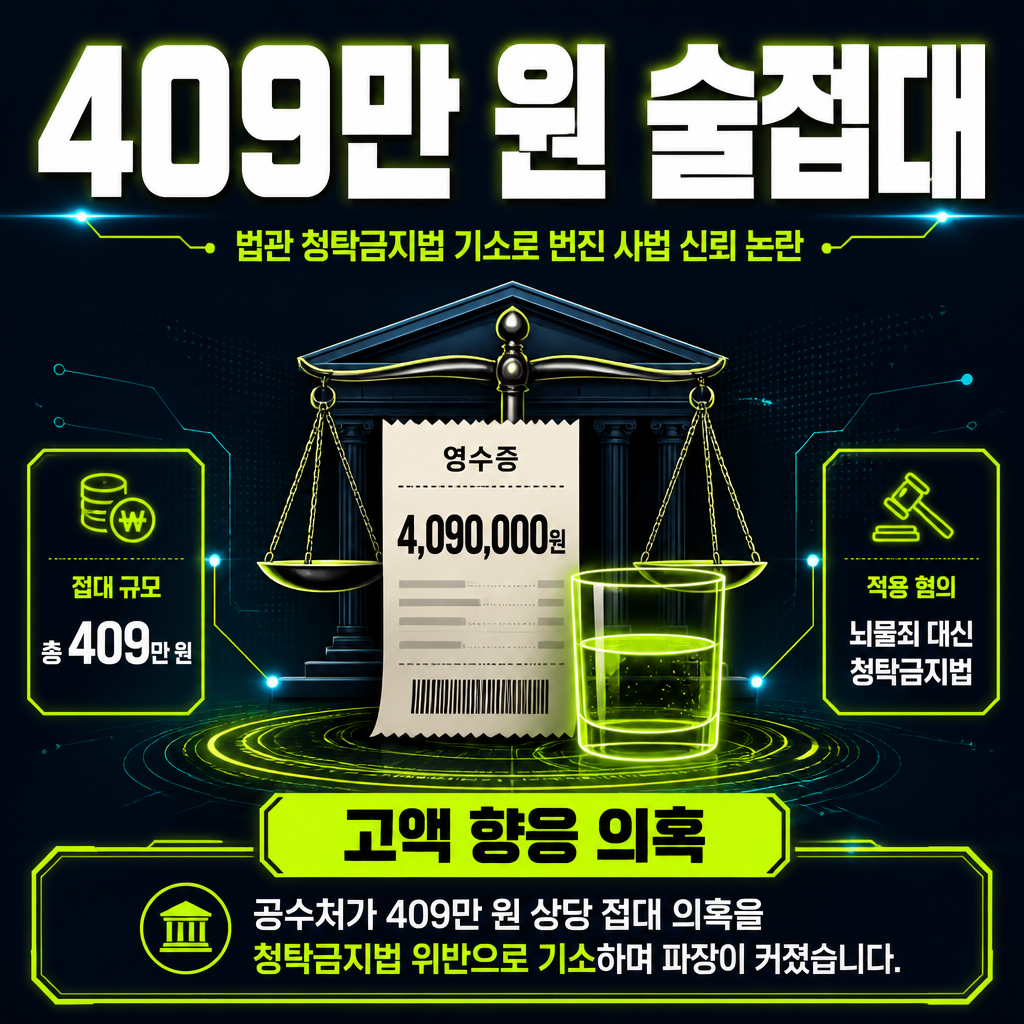 409만 원 술접대