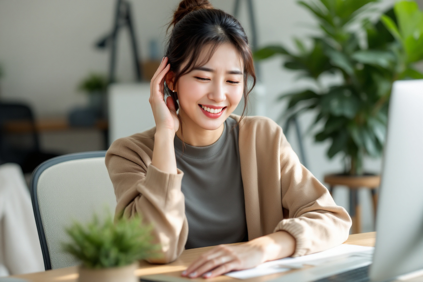 어깨 열기 스트레칭 – 상체 순환 + 두통 완화 루틴