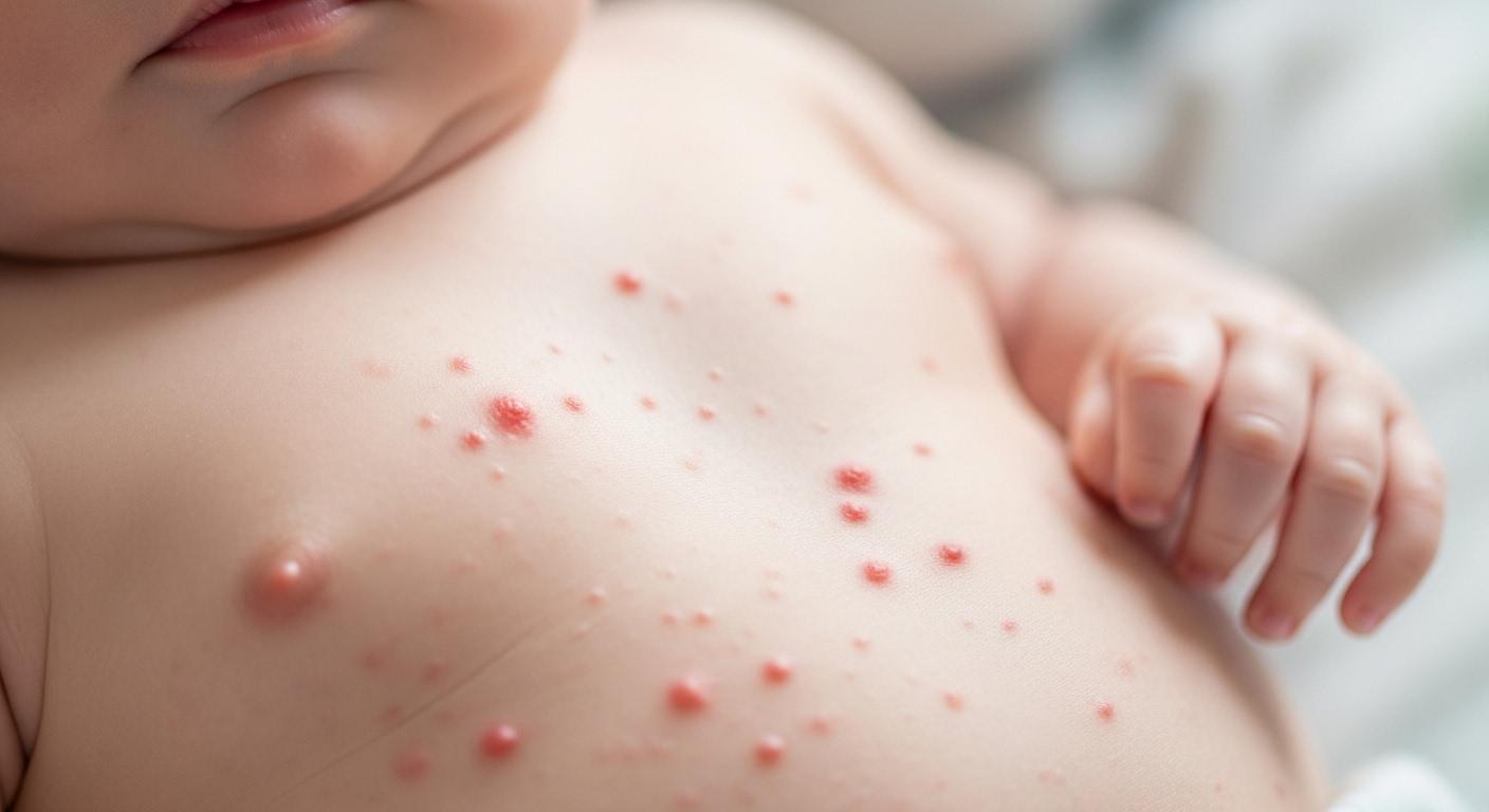 아기 피부 오돌토돌