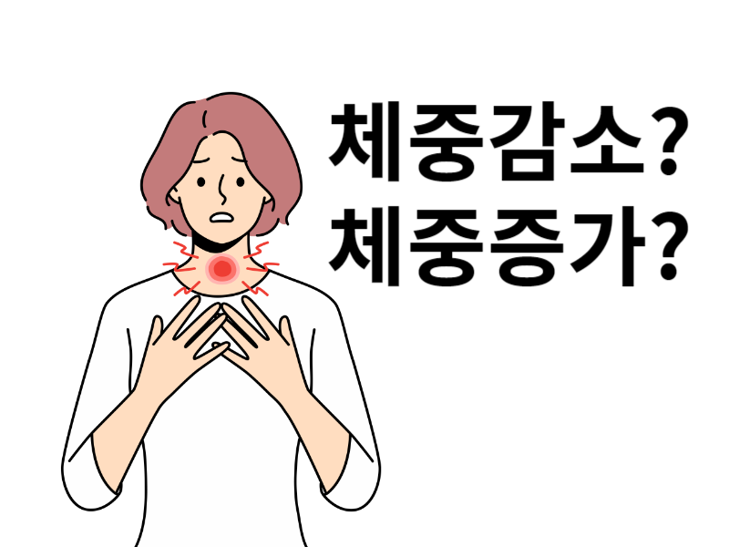 갑상선문제가 있는 여성 이미지