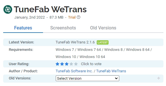 TuneFab-WeTrans