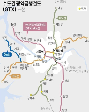 광역 급행 철도 노선 수혜 리뷰