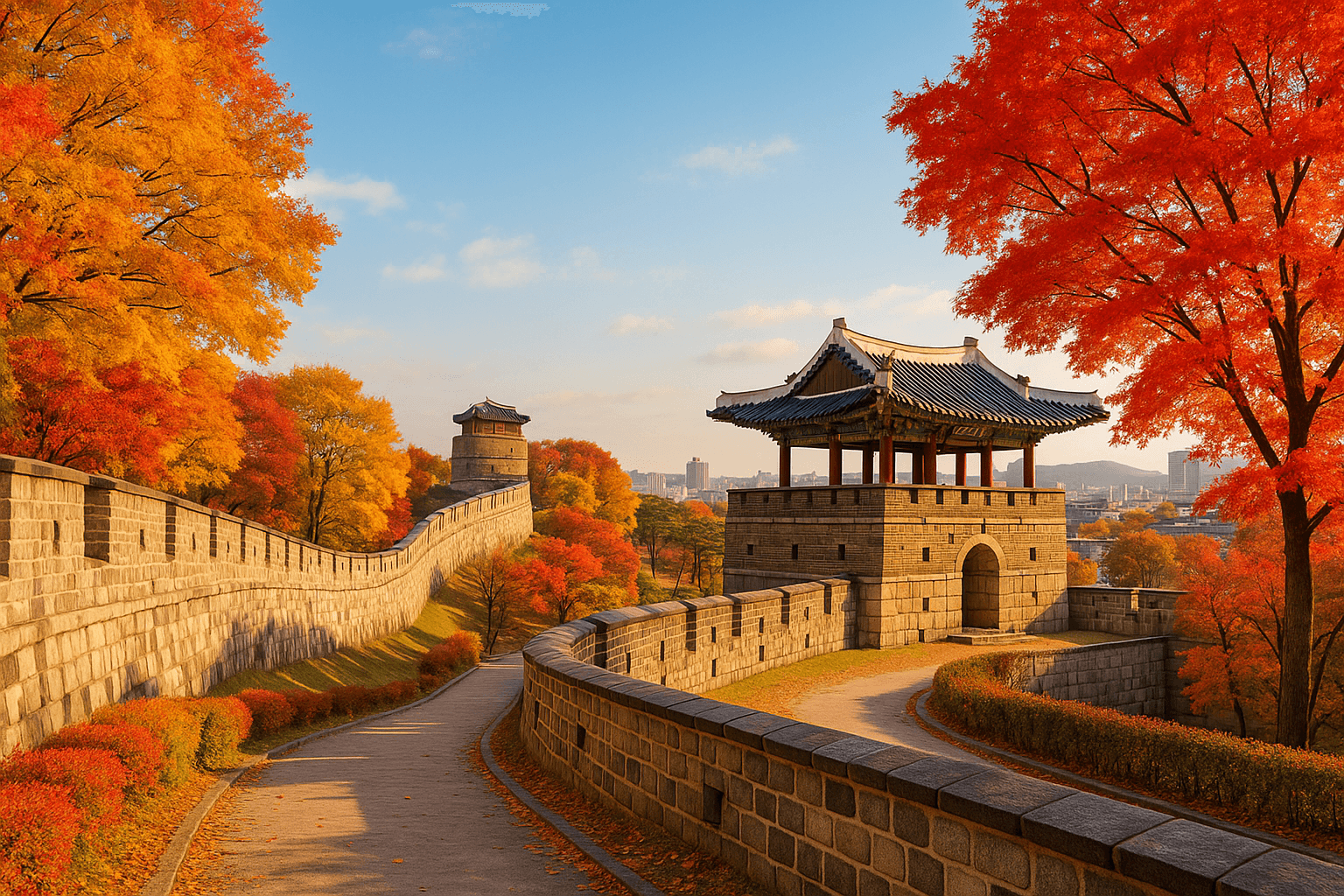 9월 수원 화성에서 즐기는 가을의 역사 탐방과 낭만적인 산책