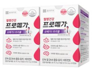 종근당건강 프로메가 오메가3 트리플 장용성, 60정, 2개
