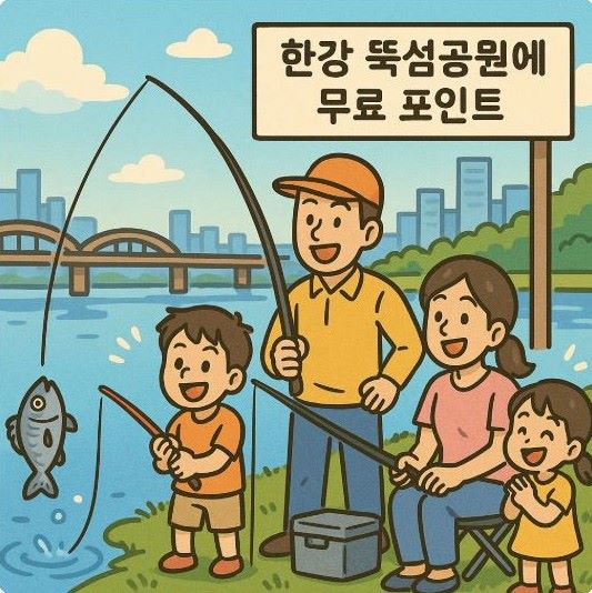 서울에서 가장 가까운 낚시 천국 &ndash; 한강 무료 낚시 포인트