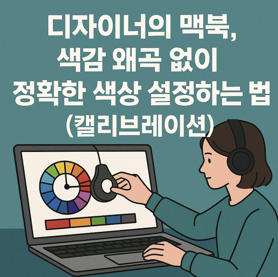 디자이너의 맥북, 색감 왜곡 없이 정확한 색상 설정하는 법 (캘리브레이션)