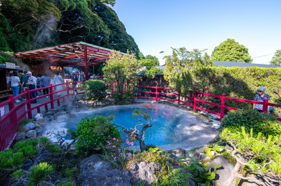 일본 온천 사진