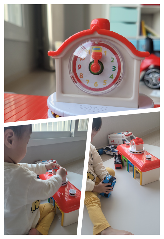 꼬마버스 타요 중앙차고지를 가지고 노는 아가