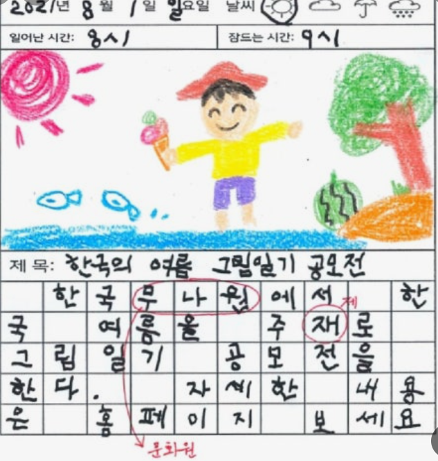 elementary picture diary