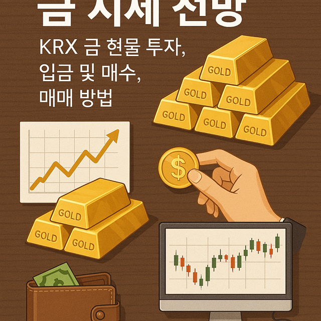 금 시세 전망, 상승 이유, KRX 금 현물 투자, 입금 및 매수, 매매 방법