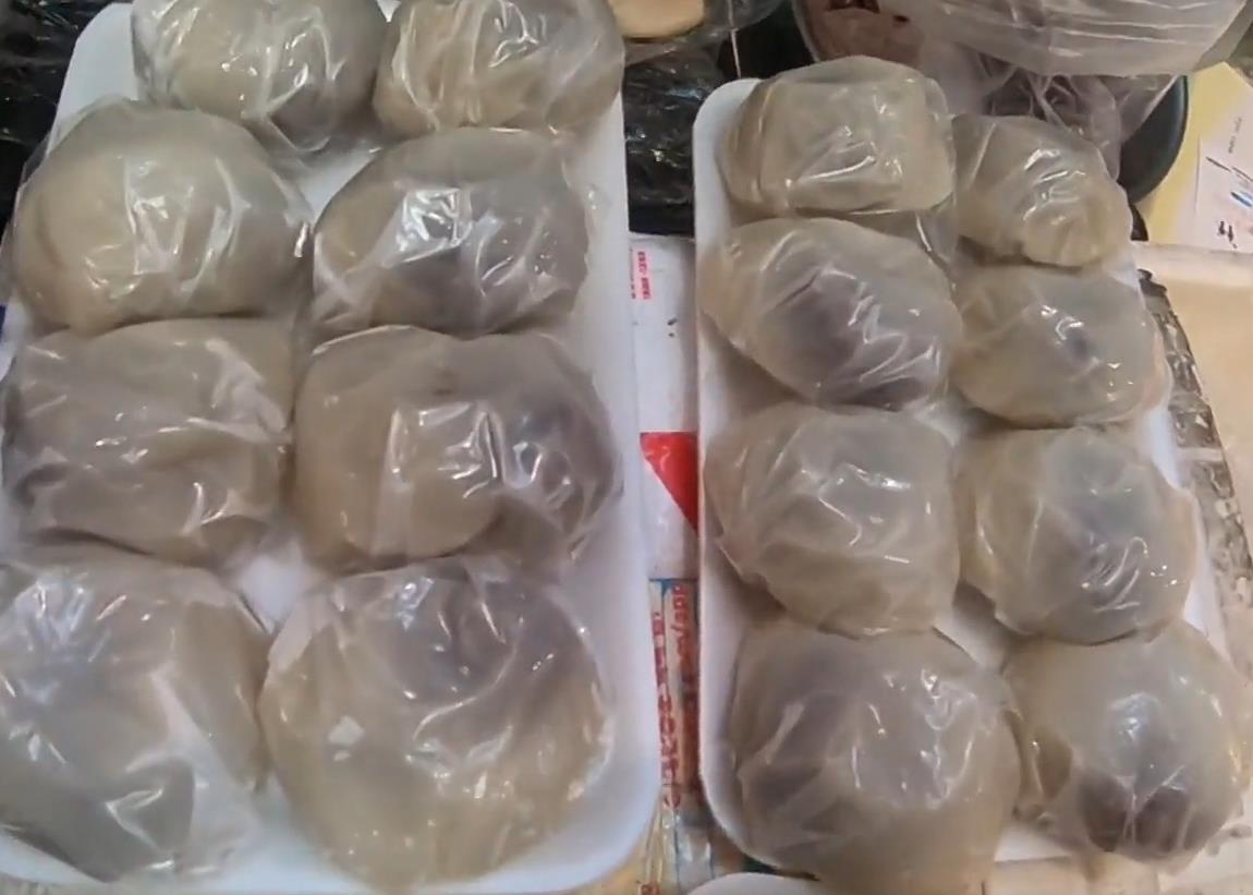 잘 포장된 생생정보 광장시장 찹쌀떡