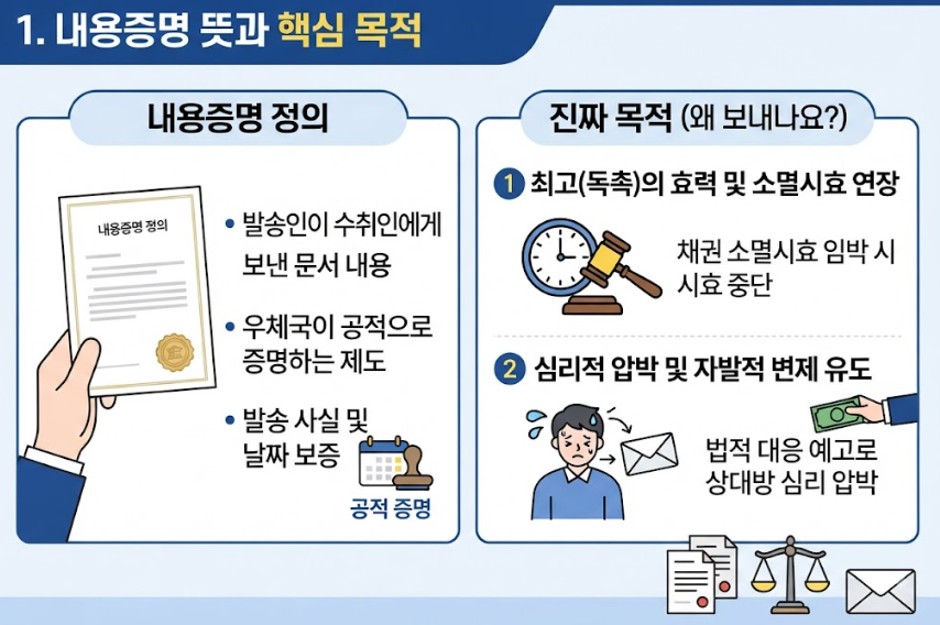 채무자에게 내용증명 보내는 방법