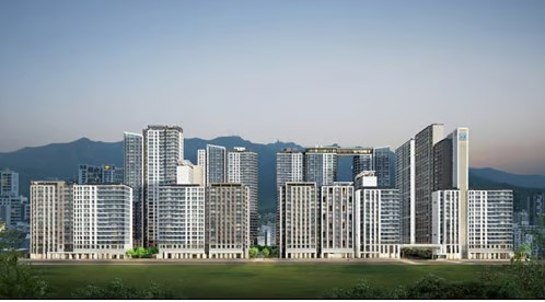 분양중인 gs건설 프레스티어자이 조감도