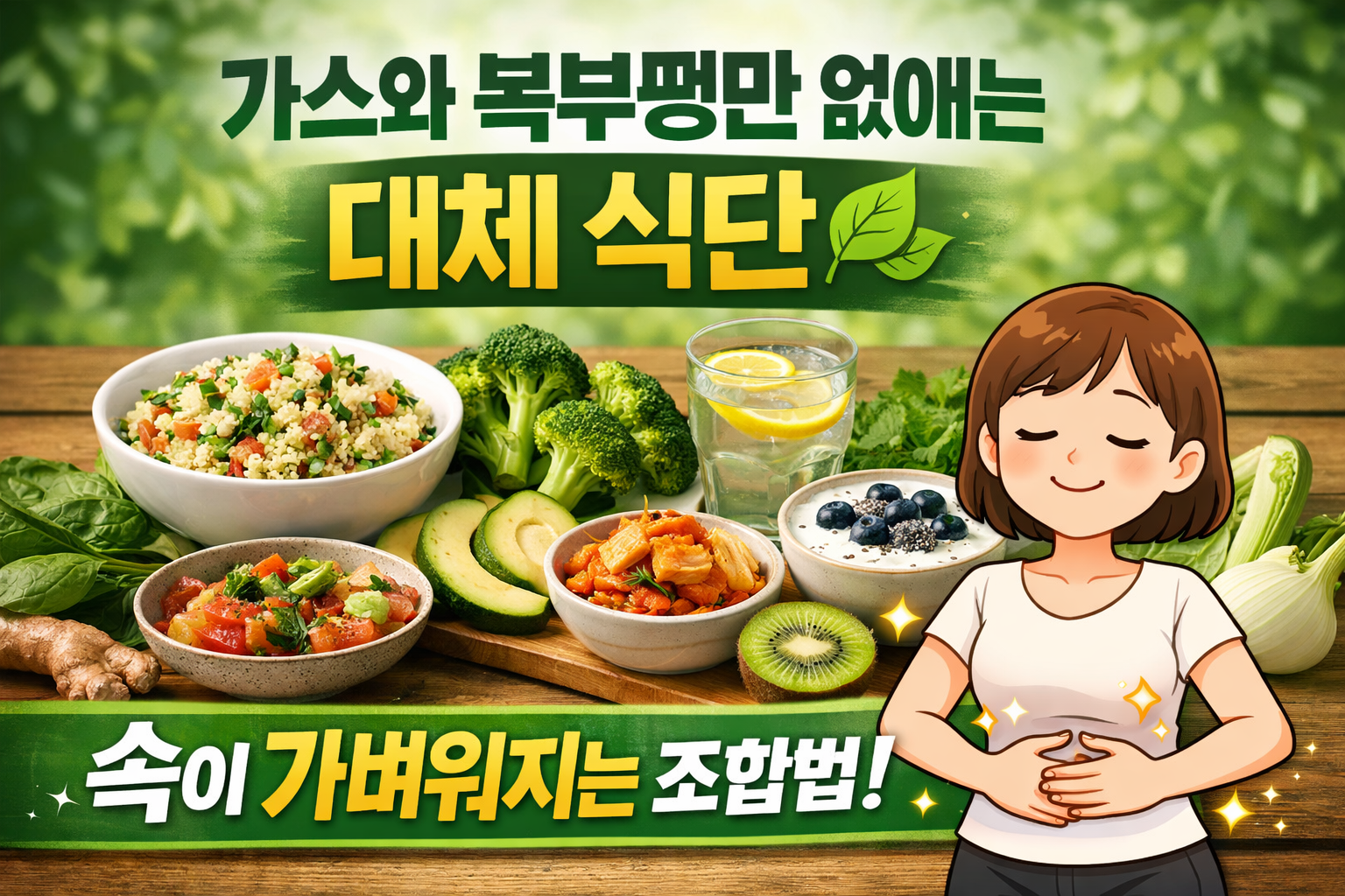 헛배부름을 부르는 음식 궁합