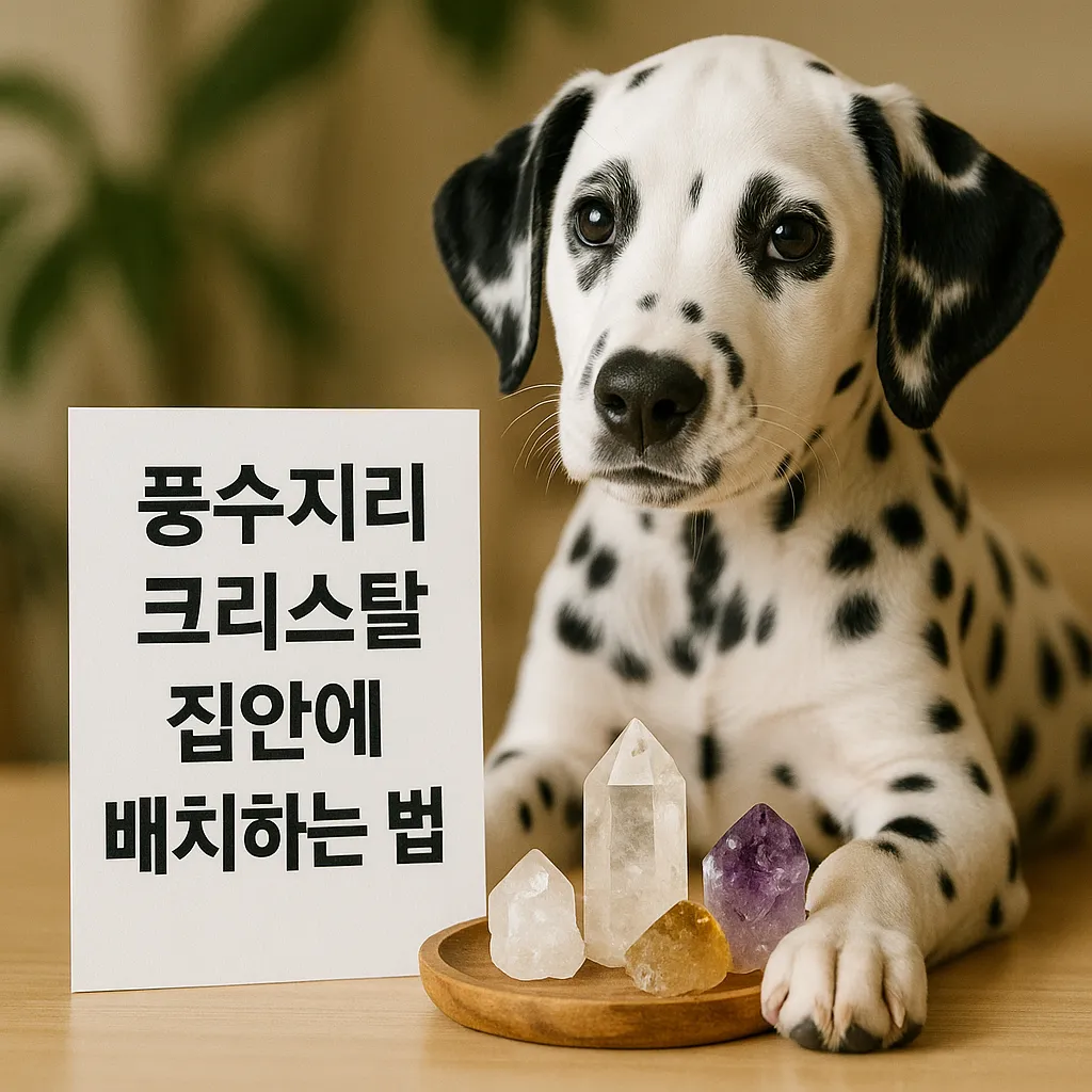 풍수 크리스탈 배치법으로 2025년 재물운 터트리기